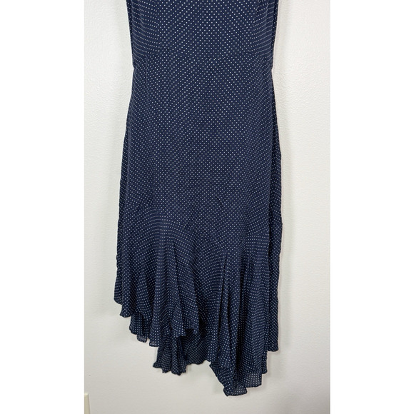 Kobi Halperin Bailee Dress Asymmetric Silk Polka Dot Romantic Party, 8 - Picture 6 of 10